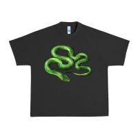 Pigment Black boomslang snake Urban Heavy Tee - LillyAllenDesigns