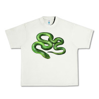 Pistachio boomslang snake Urban Heavy Tee - LillyAllenDesigns