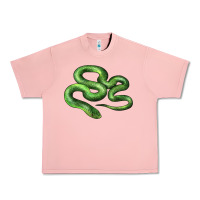 Salmon boomslang snake Urban Heavy Tee - LillyAllenDesigns