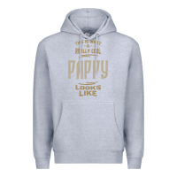 Heather Grey Really Cool Pappy Premium Hoodie - artisFamous