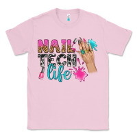 Bubblegum Pink nail tech life bbs Classic Tee - BundleAndBundleShop