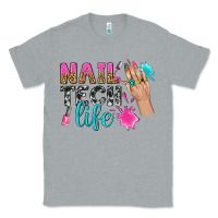 Heather Grey nail tech life bbs Classic Tee - BundleAndBundleShop