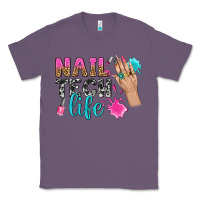 Lavender nail tech life bbs Classic Tee - BundleAndBundleShop