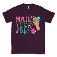 Plum nail tech life bbs Classic Tee - BundleAndBundleShop