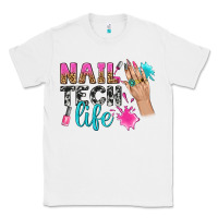 White nail tech life bbs Classic Tee - BundleAndBundleShop