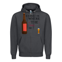 Smoke HOME IS WHERE THE WINE IS Zipper Hoodie - Bettercallsaul