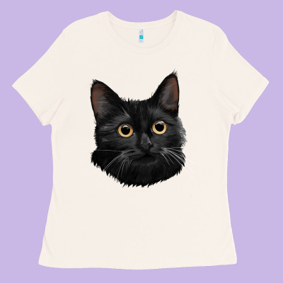 Bombay Cat Face Ladies Tee Designed By Lillyallendesigns