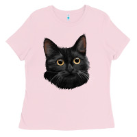 Bubblegum Pink Bombay Cat Face Ladies Tee - LillyAllenDesigns