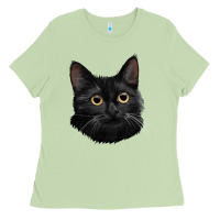 Matcha Bombay Cat Face Ladies Tee - LillyAllenDesigns