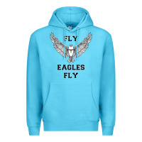 Ocean Blue fly eagles fly philadelphia Premium Hoodie - artisFamous