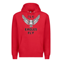 Red fly eagles fly philadelphia Premium Hoodie - artisFamous