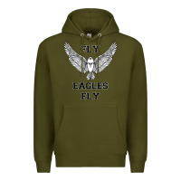 Army Green fly eagles fly philadelphia Premium Hoodie - artisFamous