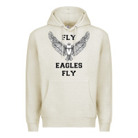 Oatmeal Heather fly eagles fly philadelphia Premium Hoodie - artisFamous