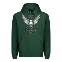 Sports Green fly eagles fly philadelphia Premium Hoodie - artisFamous