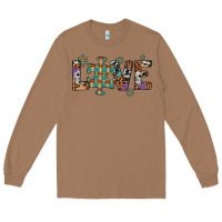 Toasted Coconut love autism awareness leopard cowhide Long Sleeve Tee - Artiststas