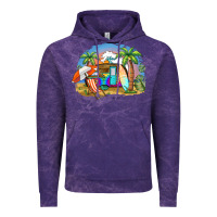 Cloud Purple camp life beach Vintage Hoodie - BarkalooDesign