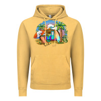 Vintage Mustard camp life beach Vintage Hoodie - BarkalooDesign