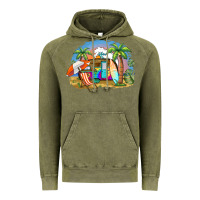 Vintage Olive camp life beach Vintage Hoodie - BarkalooDesign