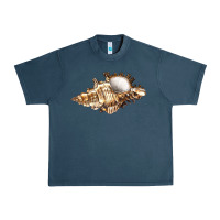 Midnight Navy murex snail Urban Heavy Tee - LillyAllenDesigns