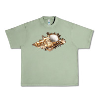 Oil Green murex snail Urban Heavy Tee - LillyAllenDesigns