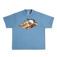 Pebble Blue murex snail Urban Heavy Tee - LillyAllenDesigns