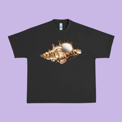 Murex Snail Urban Heavy Tee Designed By Lillyallendesigns