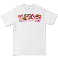 White Howdy Valentine Premium Tee - CowhideDigitalArt