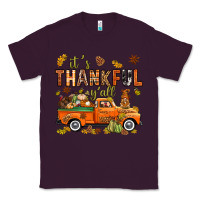 Plum it's thankful y'all with truck bbs Classic Tee - BundleAndBundleShop