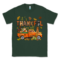 Sports Green it's thankful y'all with truck bbs Classic Tee - BundleAndBundleShop