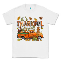 White it's thankful y'all with truck bbs Classic Tee - BundleAndBundleShop