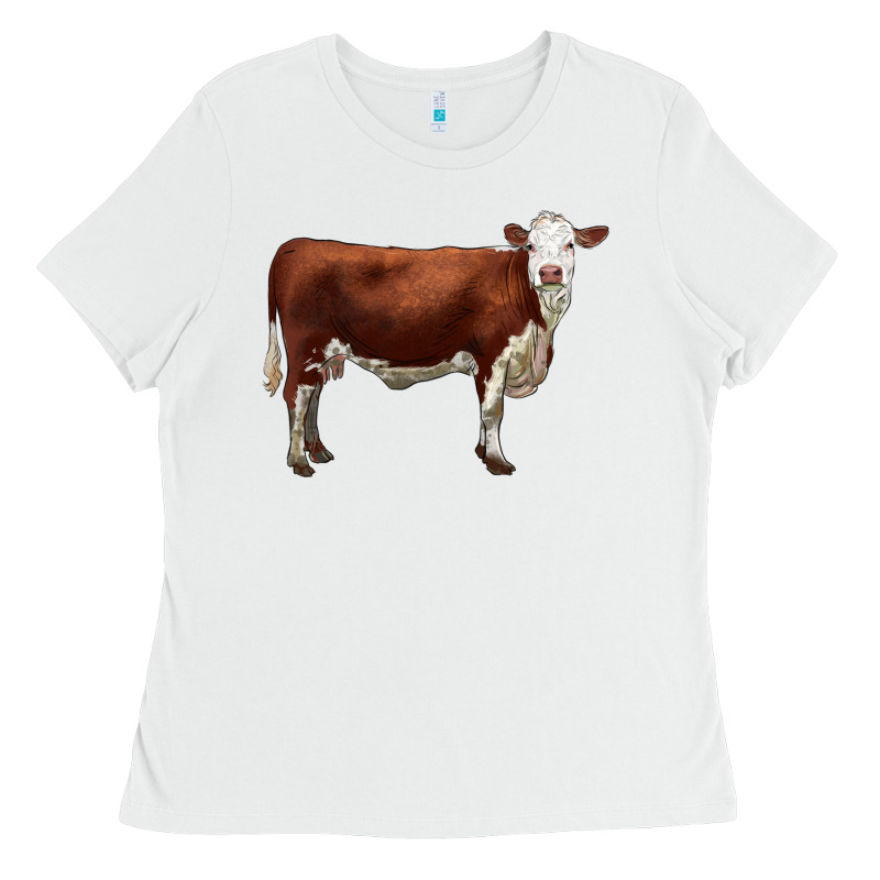 Hereford Cow Ladies Tee by LillyAllenDesigns | Teevron