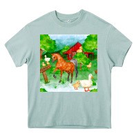 Arona farm life seamless pattern Heavy Core Tee - FaDigitalArtStudio