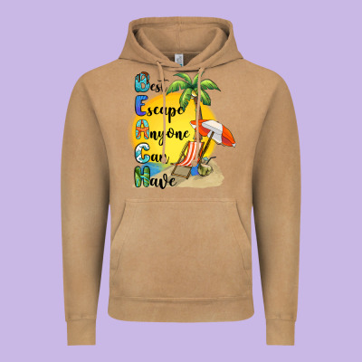Best Escape Anyone Can Have Vintage Hoodie Designed By Barkaloodesign