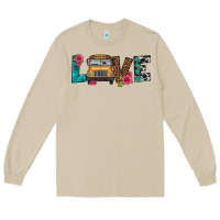 Mushroom love school bus Long Sleeve Tee - Artiststas