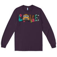 Plum love school bus Long Sleeve Tee - Artiststas