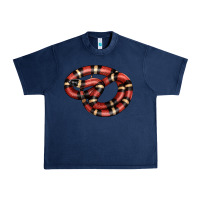 Navy milk snake Urban Heavy Tee - LillyAllenDesigns