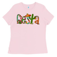 Bubblegum Pink fiesta Ladies Tee - RacoonDesign