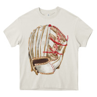 Cream Catchers Mitt Fa Element Heavy Core Tee - FaDigitalArtStudio