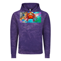 Cloud Purple crab license plate Vintage Hoodie - BarkalooDesign