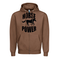Chestnut Horse Power Zipper Hoodie - Bettercallsaul