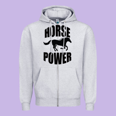 Horse Power Zipper Hoodie Designed By Bettercallsaul