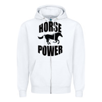 White Horse Power Zipper Hoodie - Bettercallsaul