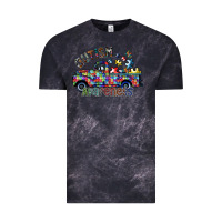 Cloud Black autism avareness Vintage Tee - SublimationCraftShop