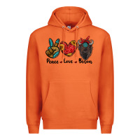 Carrot peace love bison Premium Hoodie - RanaPortraitStore
