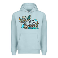 Blue Mist let me tell you about my jesus Premium Hoodie - BarkalooDesign