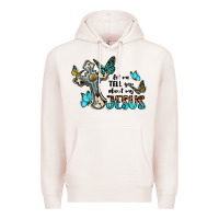 Pale Pink let me tell you about my jesus Premium Hoodie - BarkalooDesign