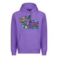 Purple let me tell you about my jesus Premium Hoodie - BarkalooDesign