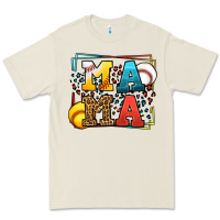 Bone Leopard Softball And Baseball Mama Mother's Day Premium Tee - LillyAllenDesigns