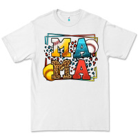 White Leopard Softball And Baseball Mama Mother's Day Premium Tee - LillyAllenDesigns