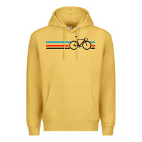 Antique Gold bike stripes Premium Hoodie - artisFamous